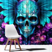 Fairy Skull Window Curtain In My Next Life I Want To Be The Karme Fairy - Wonder Print Shop