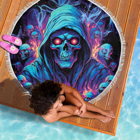Reaper Skull Beach Blanket When I Was Born The Devil Said Oh Shit Competition - Wonder Print Shop