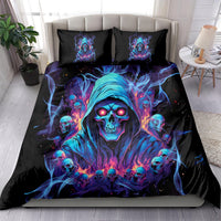 Reaper Skull Bedding Set When I Was Born The Devil Said Oh Shit Competition - Wonder Print Shop