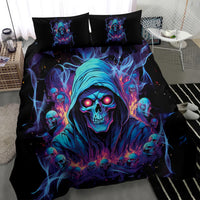Reaper Skull Bedding Set When I Was Born The Devil Said Oh Shit Competition - Wonder Print Shop