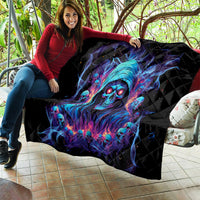 Reaper Skull Quilt When I Was Born The Devil Said Oh Shit Competition - Wonder Print Shop