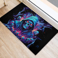Reaper Skull Rubber Doormat When I Was Born The Devil Said Oh Shit Competition - Wonder Print Shop