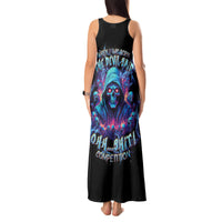 Reaper Skull Tank Maxi Dress When I Was Born The Devil Said Oh Shit Competition - Wonder Print Shop