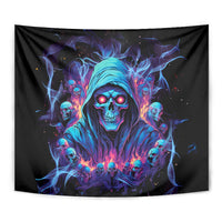 Reaper Skull Tapestry When I Was Born The Devil Said Oh Shit Competition - Wonder Print Shop