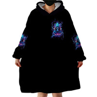Reaper Skull Wearable Blanket Hoodie When I Was Born The Devil Said Oh Shit Competition - Wonder Print Shop