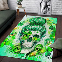Irish Skull Area Rug Oho Lucky Mama - Wonder Print Shop