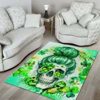 Irish Skull Area Rug Oho Lucky Mama - Wonder Print Shop