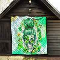 Irish Skull Quilt Oho Lucky Mama - Wonder Print Shop