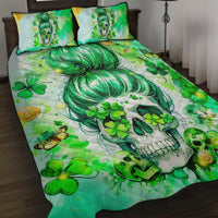 Irish Skull Quilt Bed Set Oho Lucky Mama - Wonder Print Shop