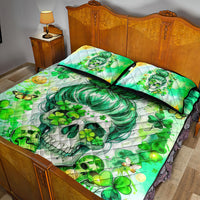 Irish Skull Quilt Bed Set Oho Lucky Mama - Wonder Print Shop