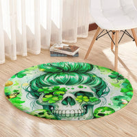 Irish Skull Round Carpet Oho Lucky Mama