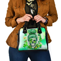 Irish Skull Shoulder Handbag Oho Lucky Mama