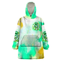 Irish Skull Wearable Blanket Hoodie Oho Lucky Mama - Wonder Print Shop