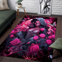 Witch Skull Area Rug They Whispered To Her You Cannot Withstand The Storm - Wonder Print Shop