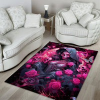Witch Skull Area Rug They Whispered To Her You Cannot Withstand The Storm - Wonder Print Shop