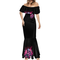 Witch Skull Mermaid Dress They Whispered To Her You Cannot Withstand The Storm - Wonder Print Shop