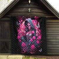 Witch Skull Quilt They Whispered To Her You Cannot Withstand The Storm - Wonder Print Shop