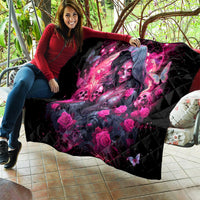 Witch Skull Quilt They Whispered To Her You Cannot Withstand The Storm - Wonder Print Shop