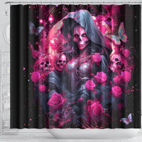 Witch Skull Shower Curtain They Whispered To Her You Cannot Withstand The Storm