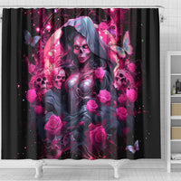 Witch Skull Shower Curtain They Whispered To Her You Cannot Withstand The Storm