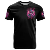 Witch Skull T Shirt They Whispered To Her You Cannot Withstand The Storm - Wonder Print Shop