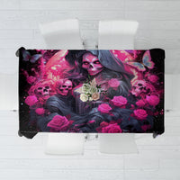 Witch Skull Tablecloth They Whispered To Her You Cannot Withstand The Storm - Wonder Print Shop