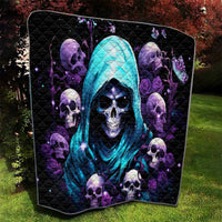 Reaper Skull Quilt Don't Try To Figure Me Out - Wonder Print Shop