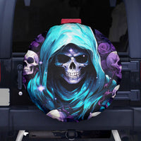Reaper Skull Spare Tire Cover Don't Try To Figure Me Out - Wonder Print Shop