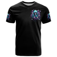 Reaper Skull T Shirt Don't Try To Figure Me Out - Wonder Print Shop