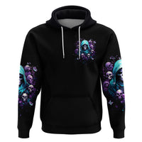 Reaper Skull Zip Hoodie Don't Try To Figure Me Out - Wonder Print Shop