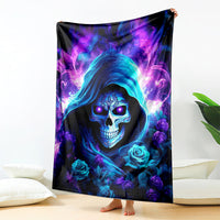 Rose Skull Blanket If My Mouth Doesn't Say It