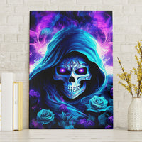 Rose Skull Canvas Wall Art If My Mouth Doesn't Say It - Wonder Print Shop