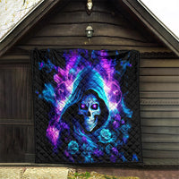 Rose Skull Quilt If My Mouth Doesn't Say It - Wonder Print Shop