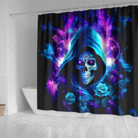 Rose Skull Shower Curtain If My Mouth Doesn't Say It