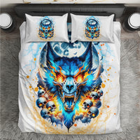 Wolf Skull Bedding Set You First Mistake Was Thinking I Was One Of The Sheep - Wonder Print Shop