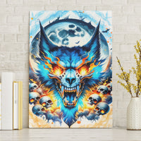 Wolf Skull Canvas Wall Art You First Mistake Was Thinking I Was One Of The Sheep - Wonder Print Shop