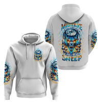 Wolf Skull Hoodie You First Mistake Was Thinking I Was One Of The Sheep - Wonder Print Shop