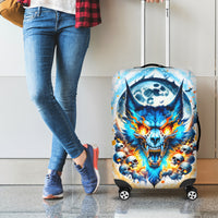 Wolf Skull Luggage Cover You First Mistake Was Thinking I Was One Of The Sheep - Wonder Print Shop