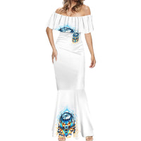 Wolf Skull Mermaid Dress You First Mistake Was Thinking I Was One Of The Sheep - Wonder Print Shop