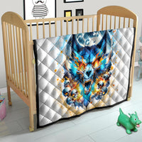 Wolf Skull Quilt You First Mistake Was Thinking I Was One Of The Sheep - Wonder Print Shop