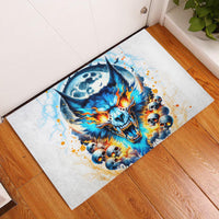 Wolf Skull Rubber Doormat You First Mistake Was Thinking I Was One Of The Sheep - Wonder Print Shop