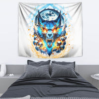 Wolf Skull Tapestry You First Mistake Was Thinking I Was One Of The Sheep - Wonder Print Shop