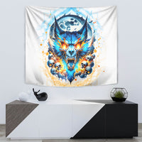 Wolf Skull Tapestry You First Mistake Was Thinking I Was One Of The Sheep - Wonder Print Shop