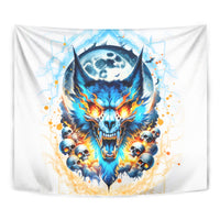 Wolf Skull Tapestry You First Mistake Was Thinking I Was One Of The Sheep - Wonder Print Shop