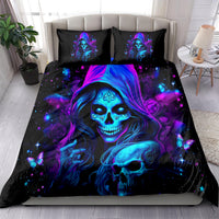 Witch Skull Bedding Set The Good Girl In Me Got Tired Of The Bullshit - Wonder Print Shop