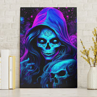 Witch Skull Canvas Wall Art The Good Girl In Me Got Tired Of The Bullshit - Wonder Print Shop