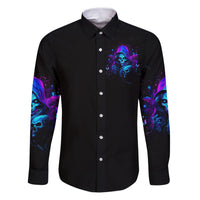 Witch Skull Family Matching Puletasi and Hawaiian Shirt The Good Girl In Me Got Tired Of The Bullshit - Wonder Print Shop