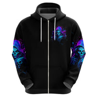 Witch Skull Hoodie The Good Girl In Me Got Tired Of The Bullshit - Wonder Print Shop