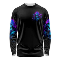 Witch Skull Long Sleeve Shirt The Good Girl In Me Got Tired Of The Bullshit - Wonder Print Shop