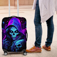 Witch Skull Luggage Cover The Good Girl In Me Got Tired Of The Bullshit - Wonder Print Shop